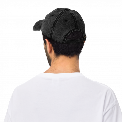 Vintage Cotton Twill Cap (Dark Mode) - Image 8