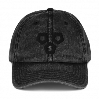 Vintage Cotton Twill Cap (Dark Mode)