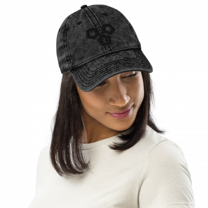 Vintage Cotton Twill Cap (Dark Mode) - Image 5